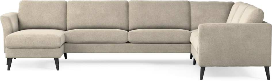 Bridge - Hörnsoffa, 3+2-sits med schäslong vänster - Beige