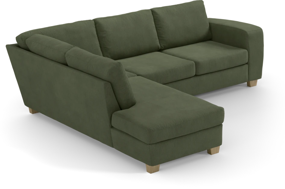 Friday - 2,5-sits soffa med divan vänster - Grön