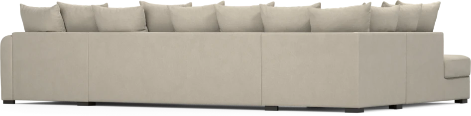 Town - 3-sits soffa med divan vänster och schäslong höger - Grå