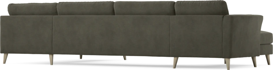 Bridge - 3-sits soffa med schäslong vänster och divan höger - Grå