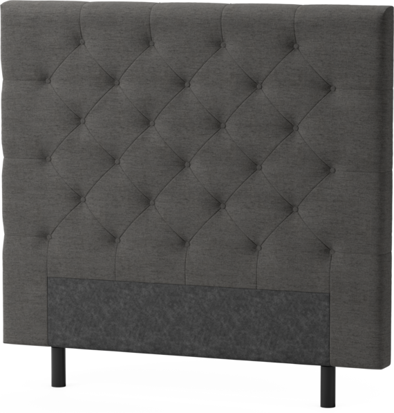 Delux Pikerad - Sänggavel, 90-210 cm - Grå