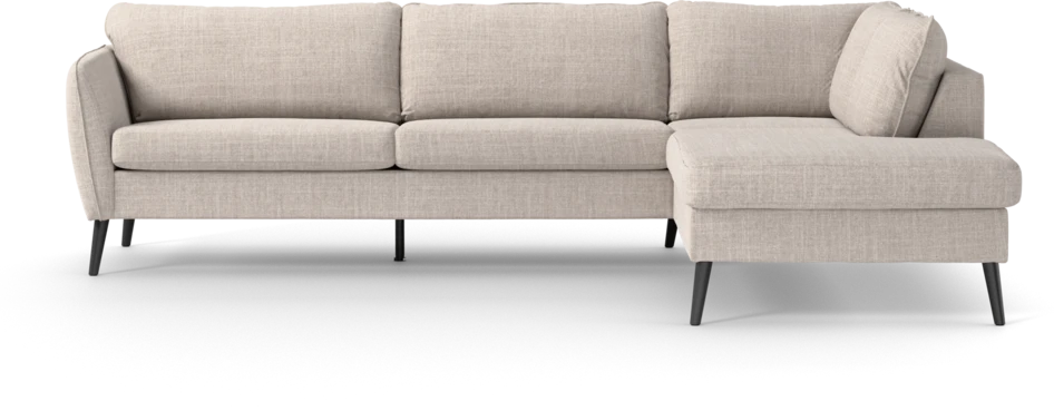 County - 2,5-sits soffa med divan höger - Beige