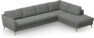 County - 3-sits soffa med divan höger - Grå