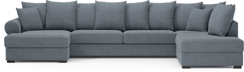 Town - 3-sits soffa med divan höger och schäslong vänster - Blå