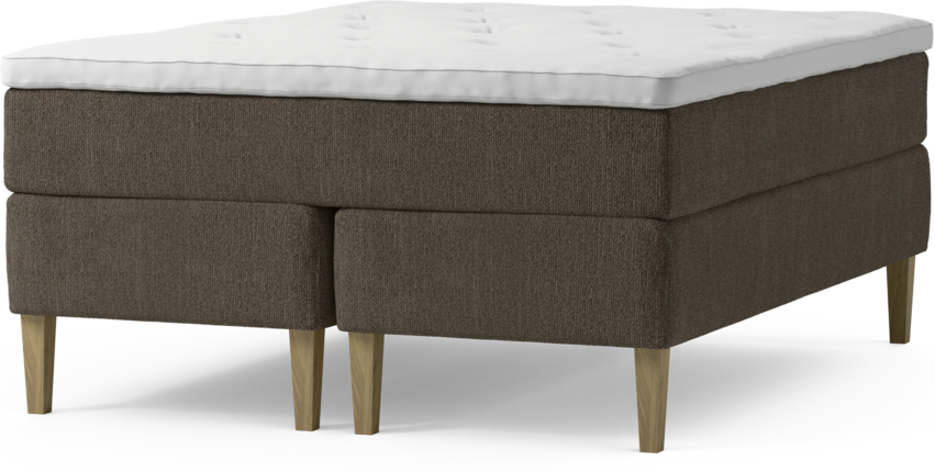 Delux Dream - Kontinentalsäng, dubbelsäng med bäddmadrass och sängben