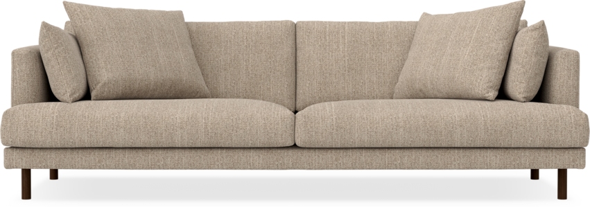 Harper - 4-sits soffa - Brun