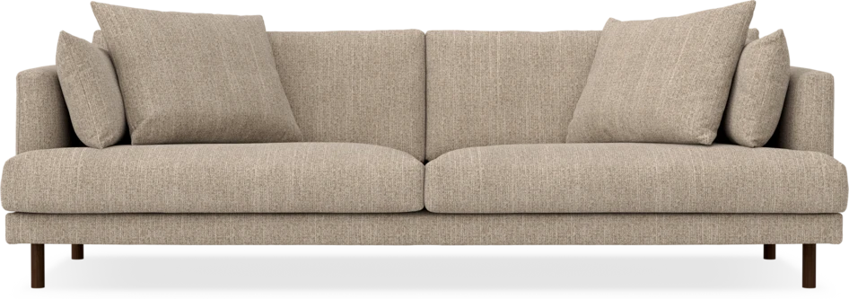 Harper - 4-sits soffa - Brun
