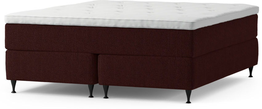 Delux Dream - Kontinentalsäng, dubbelsäng med bäddmadrass och sängben