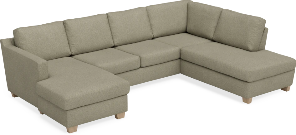 Friday - 3-sits soffa med schäslong vänster och divan höger - Beige