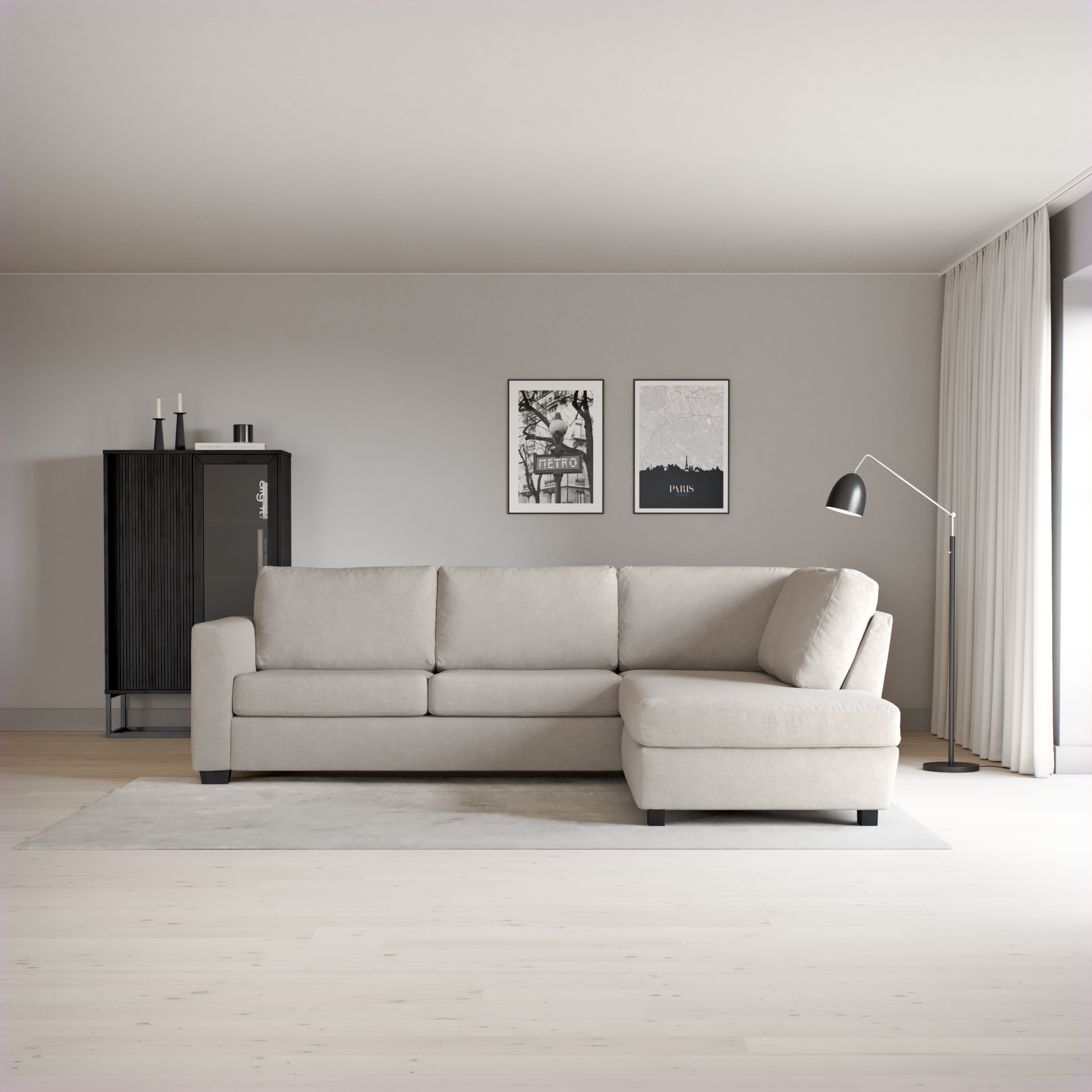 Friday - 2,5-sits soffa med divan höger - inspiration