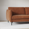 Madison - 2-sits soffa med schäslong höger - Orange