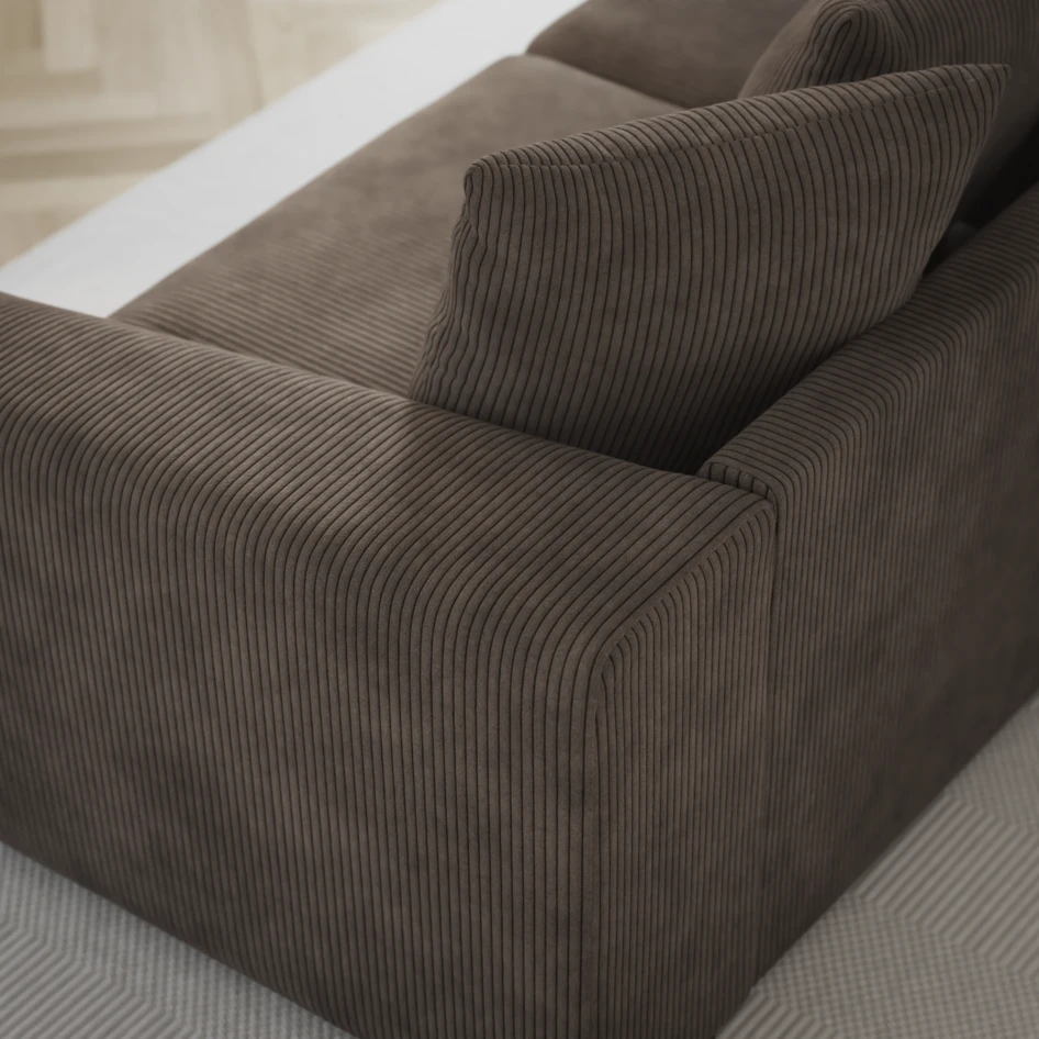 Town - 3-sits soffa - Brun
