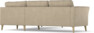 Bridge - Hörnsoffa, 2+2-sits - Beige