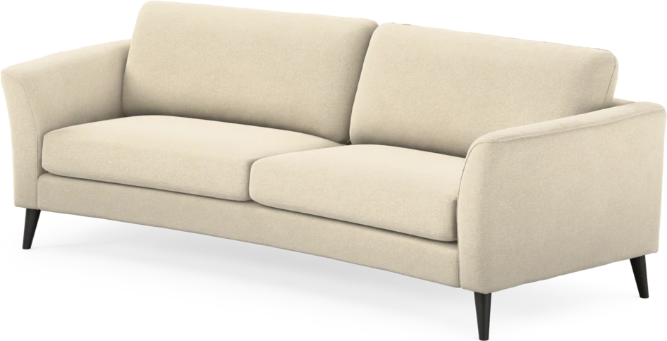 Bridge - 3-sits soffa svängd - Beige