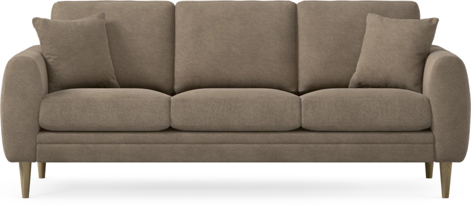 Eden - 3-sits soffa - Brun
