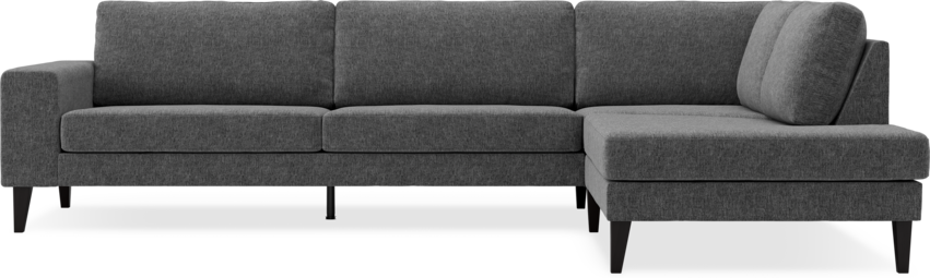 Sierra - 3-sits soffa med divan höger - Grå