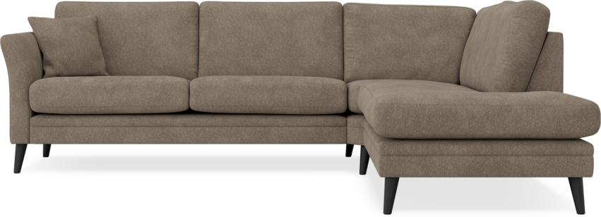Eden - 2,5-sits soffa med divan - Gul