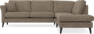 Eden - 2,5-sits soffa med divan - Gul