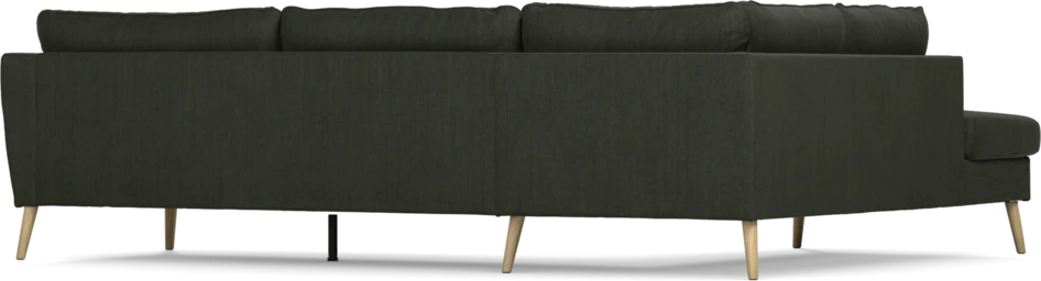 County - 2,5-sits soffa med divan vänster - Grön