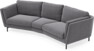 Madison - 3-sits soffa svängd, 90 cm - Grå