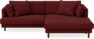 Harper - 4-sits med schäslong XL höger - Rosa