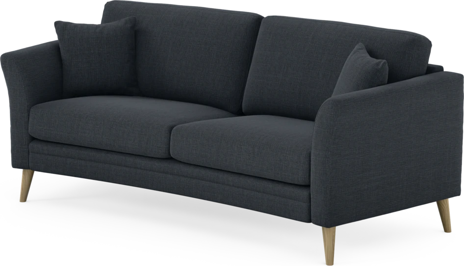 Eden - 2,5-sits soffa svängd - Blå