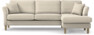 Eden - 2,5-sits soffa med schäslong - Beige