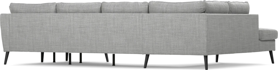 County - 3-sits soffa med divan vänster och schäslong höger - Grå
