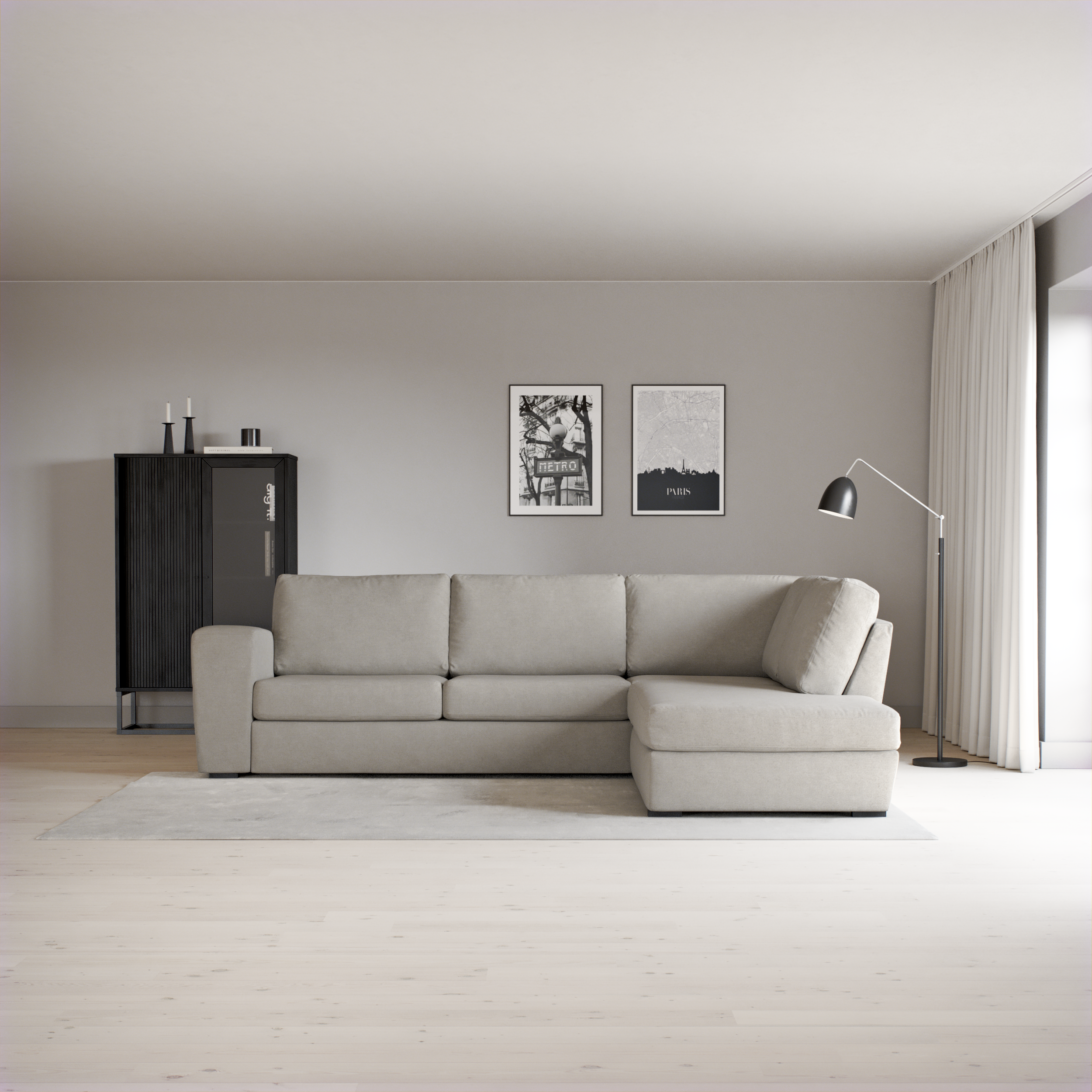 Friday - 2,5-sits soffa med divan höger - inspiration