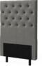 Delux Pikerad XL - Sänggavel, 90-210 cm - Grå