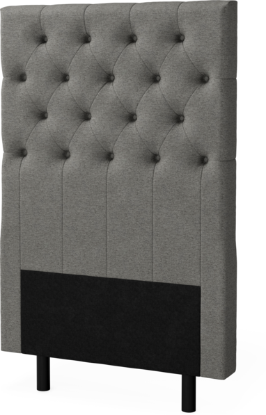Delux Pikerad XL - Sänggavel, 90-210 cm - Grå