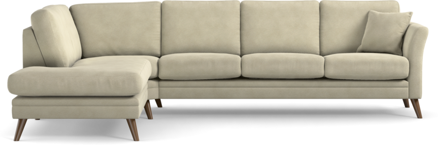Eden - 3-sits soffa med divan - Beige