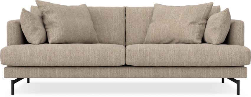 Harper - 3-sits soffa - Brun