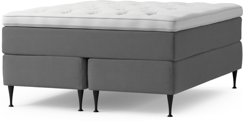 Delux Dream - Kontinentalsäng, dubbelsäng med bäddmadrass och sängben