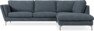 Madison Lux - 3-sits soffa med divan höger - Vit