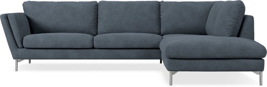 Madison Lux - 3-sits soffa med divan höger - Vit