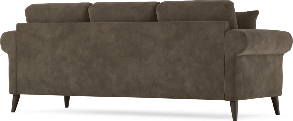 Eden - 3-sits soffa - Brun