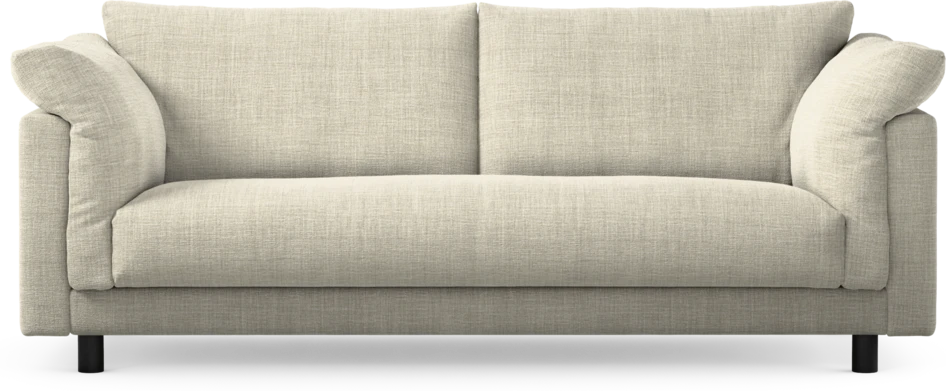 Cherrie - 2,5-sits soffa, hel dyna, fast klädsel - Beige