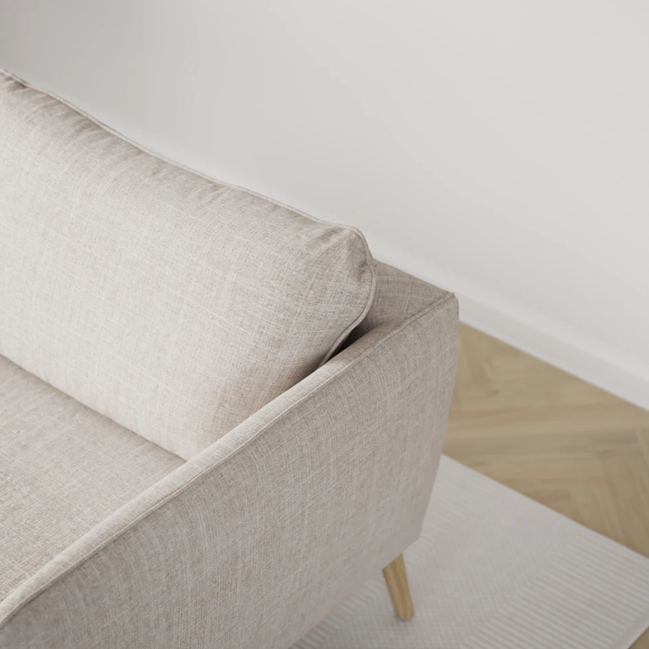 County - 3-sits soffa med divan vänster och schäslong höger - Beige
