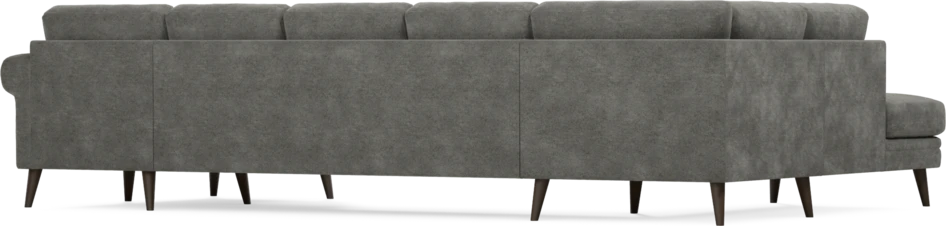 Eden - 3-sits soffa med divan vänster och schäslong höger - Grå