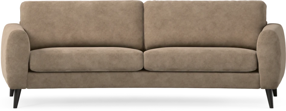 Bridge - 3-sits soffa svängd - Beige