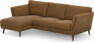Madison Lux - 2-sits soffa med schäslong vänster - Brun