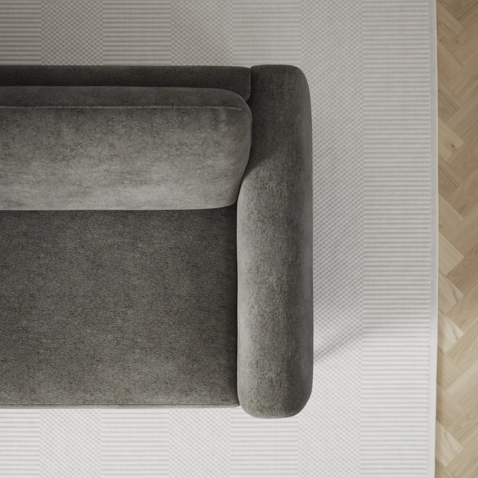 Bridge - Hörnsoffa, 3+2-sits - Grå