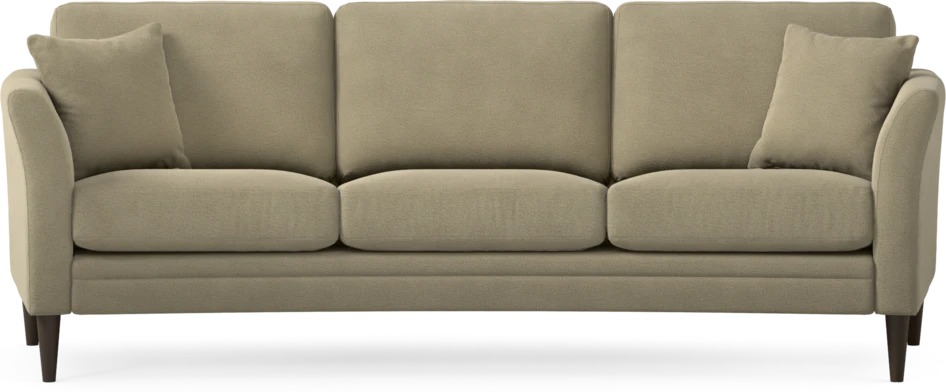 Eden - 3-sits soffa svängd - Beige
