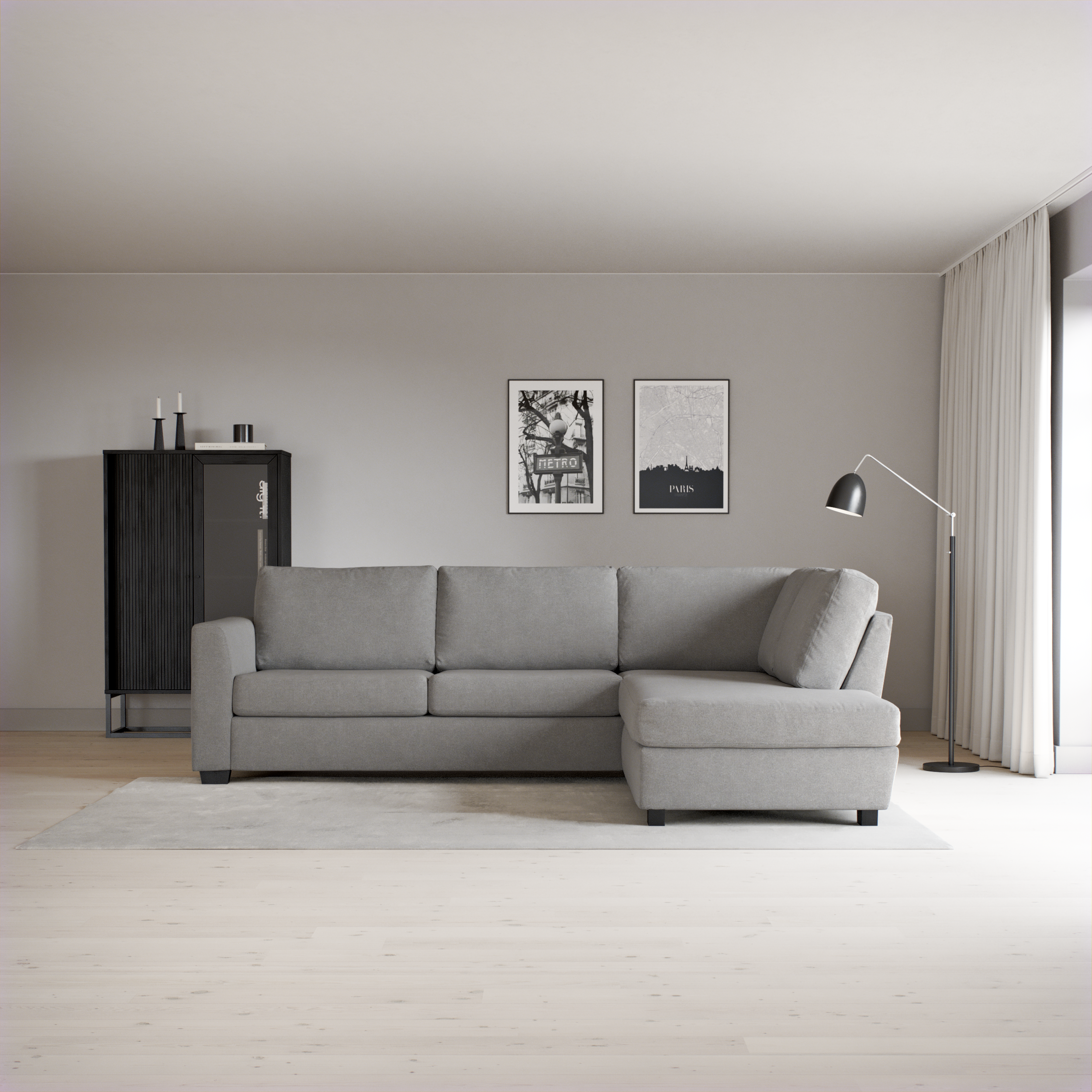 Friday - 2,5-sits soffa med divan höger - inspiration