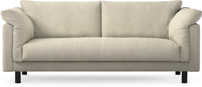 Cherrie, 2,5-sits soffa, hel dyna, fast klädsel