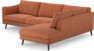 Madison Lux - 3-sits soffa med divan höger - Orange