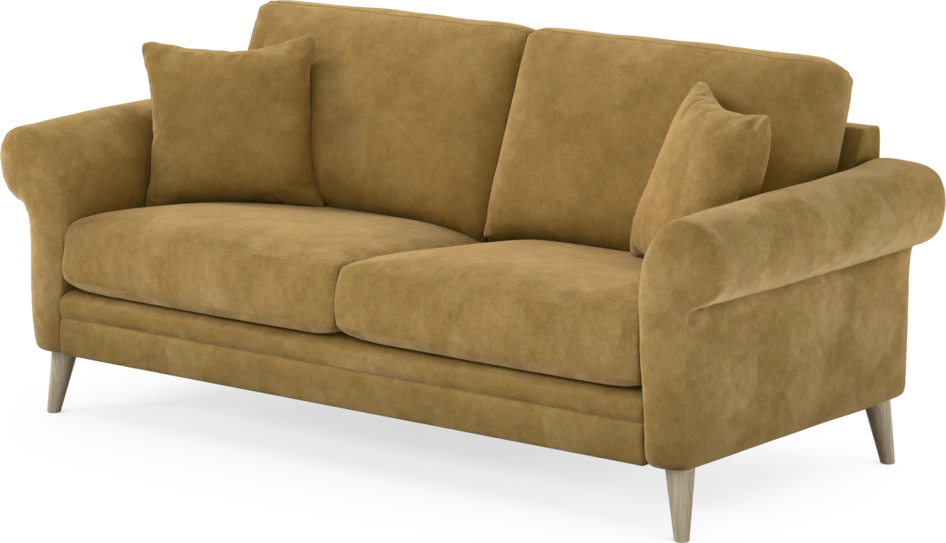 Eden - 2,5-sits soffa - Gul