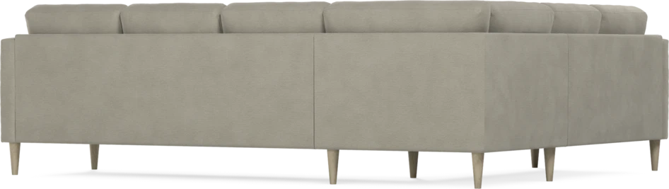 Eden - Hörnsoffa, 2+3-sits - Brun