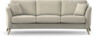 Eden - 3-sits soffa svängd - Beige